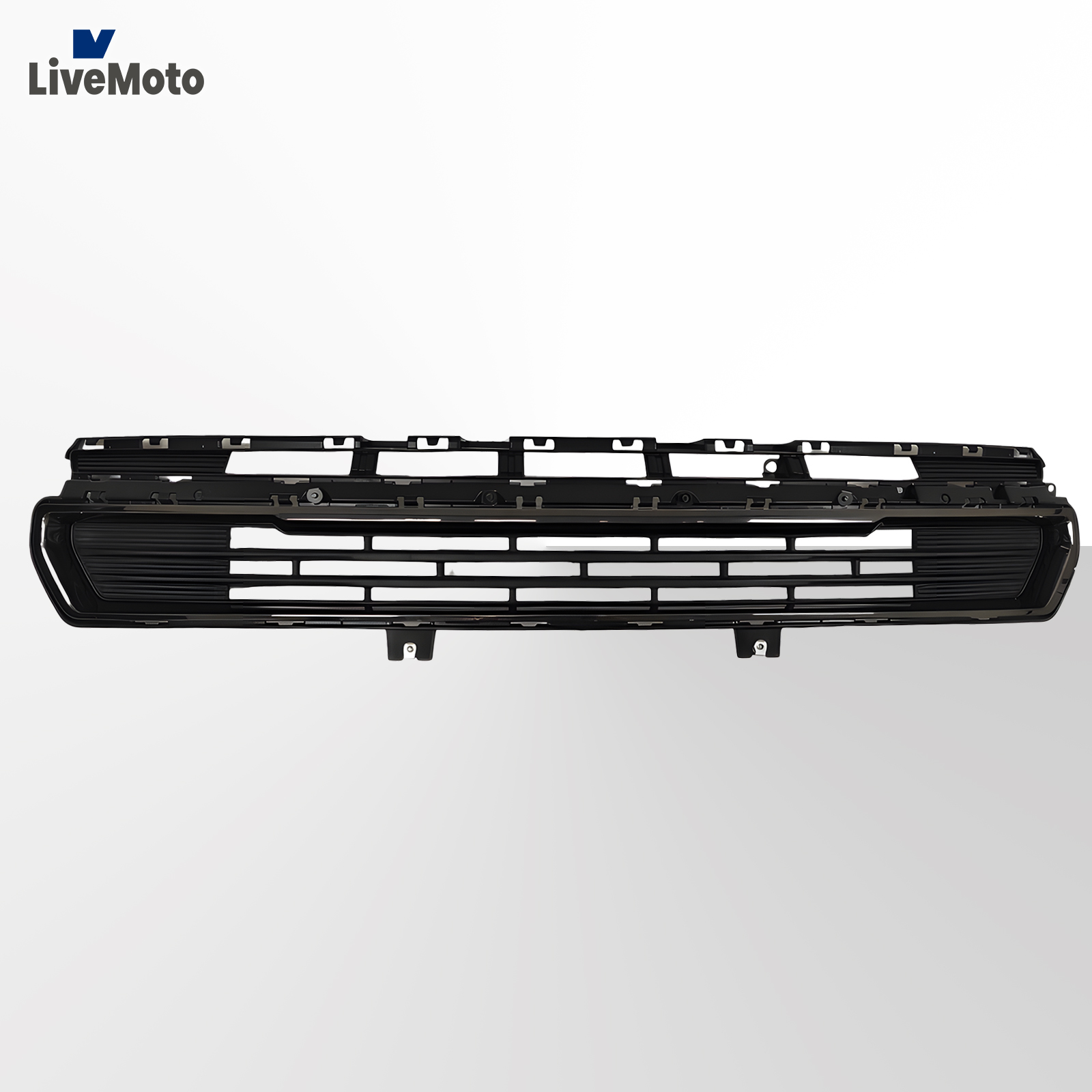 Front Bumper Grille Assembly Compatible with 2020-2024 GMC Acadia Black Grille Trim Replacement