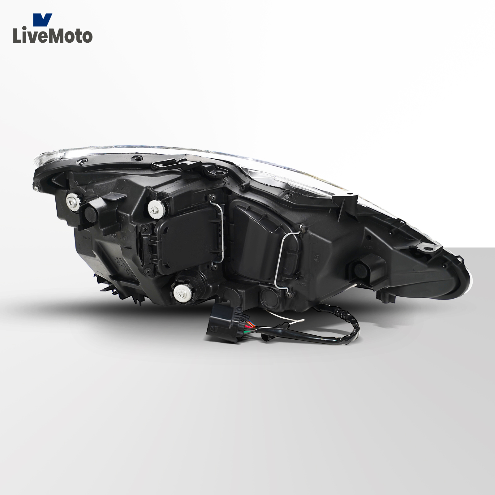 LED Headlight Assembly Compatible with New Pair LED DRL Sequential Headlight Signal For 2006-2013 IS250 IS350