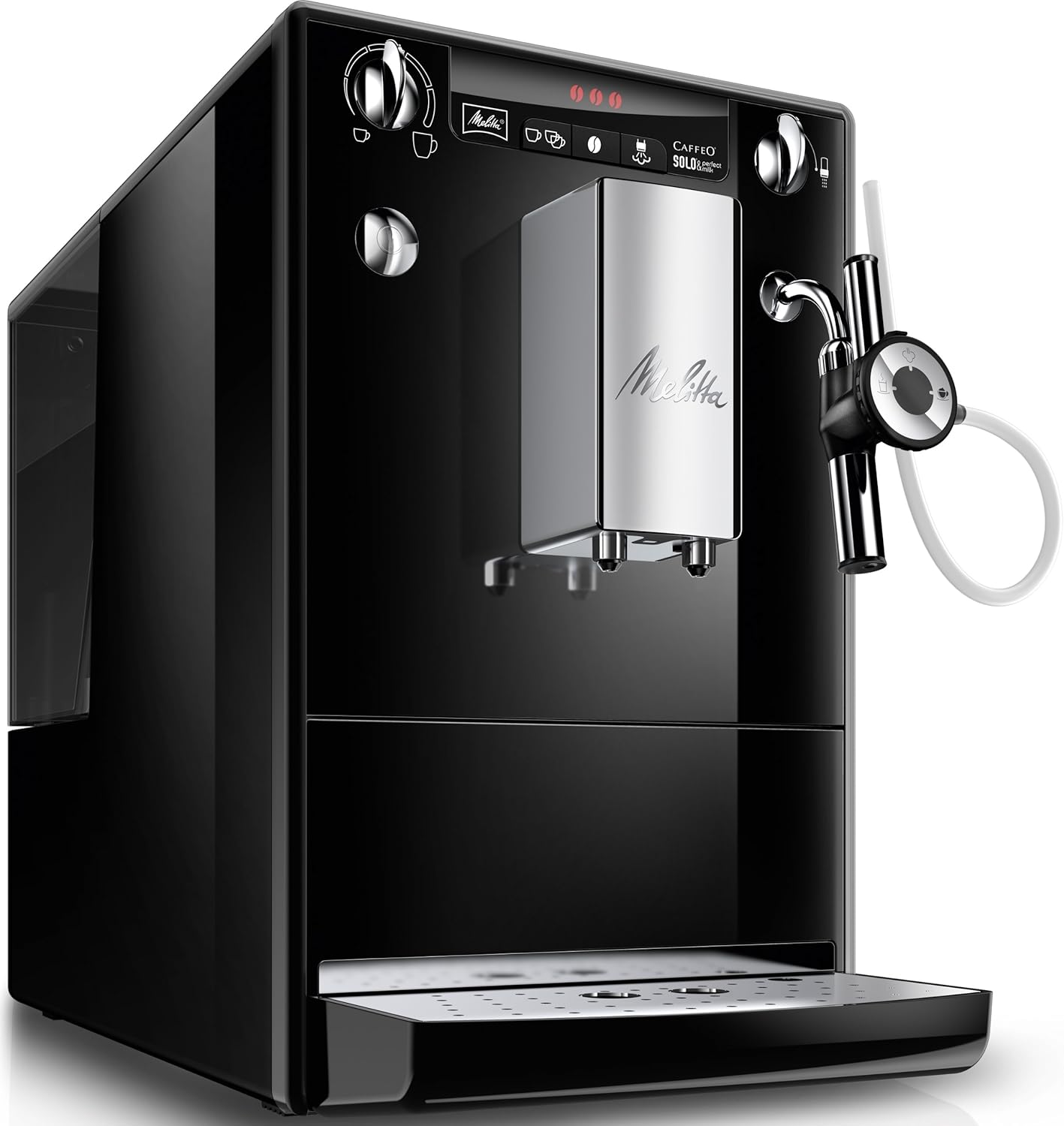 Melitta Solo Perfect Milk E957-101 Cafetera Superautomática con Autocapuchinador Sistema Aroma Modo Doble Taza y Limpieza Automática Negro-Palolyhaven