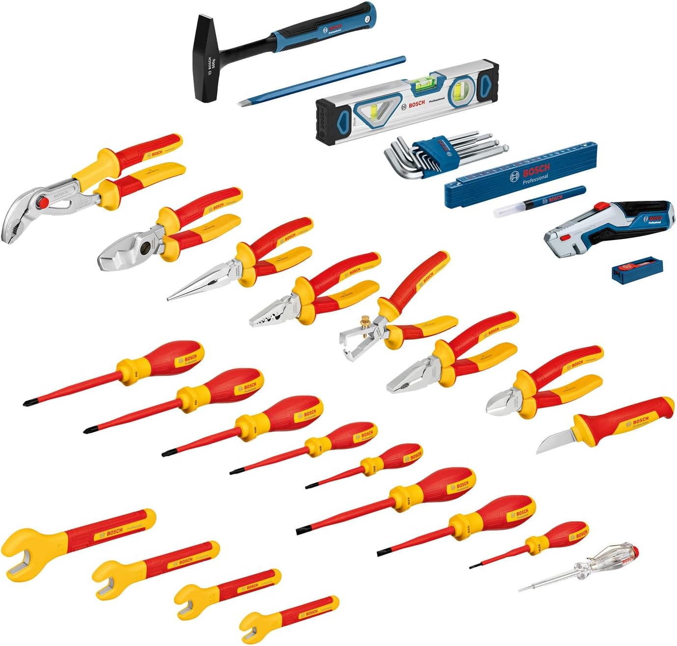 Bosch Professional Juego Herramientas Manuales 37 Piezas VDE Ergonomicas L BOXX Kit Electricista Profesional Seguridad - Kit Herramientas Bosch-Palolyhaven