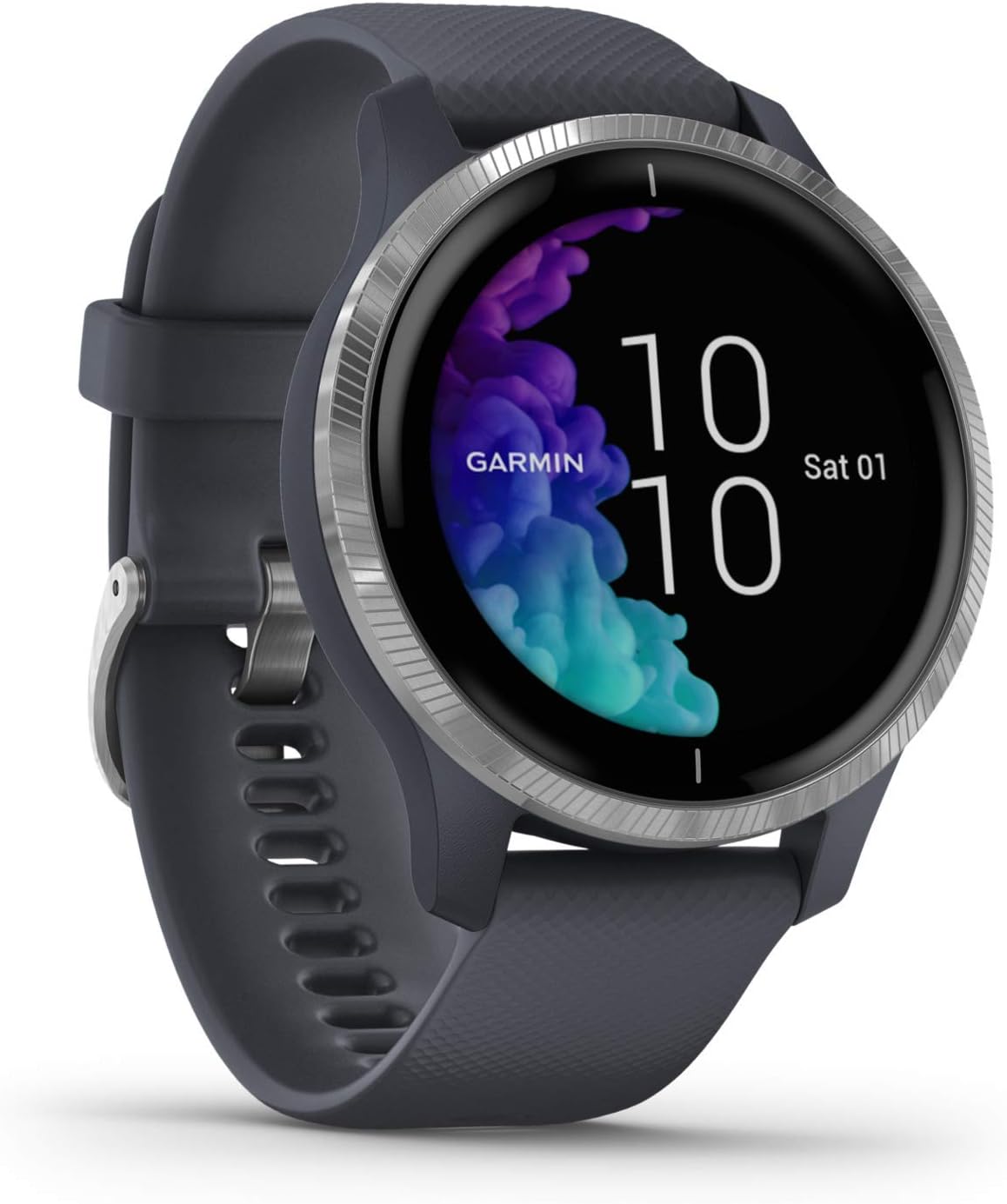 Garmin Venu Smartwatch Unisex Azul - GPS Integrado Bluetooth Compatible Android iOS y Pantalla Redonda 1,2 Pulgadas-Palolyhaven