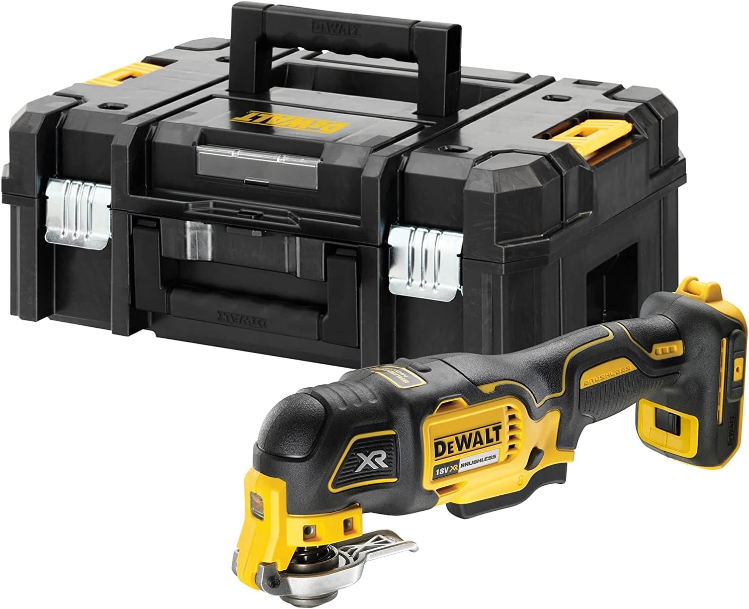 DEWALT DCS356NT-XJ multiherramienta oscilante XR 18V - sin escobillas - TSTAK II - 35 accesorios-Palolyhaven