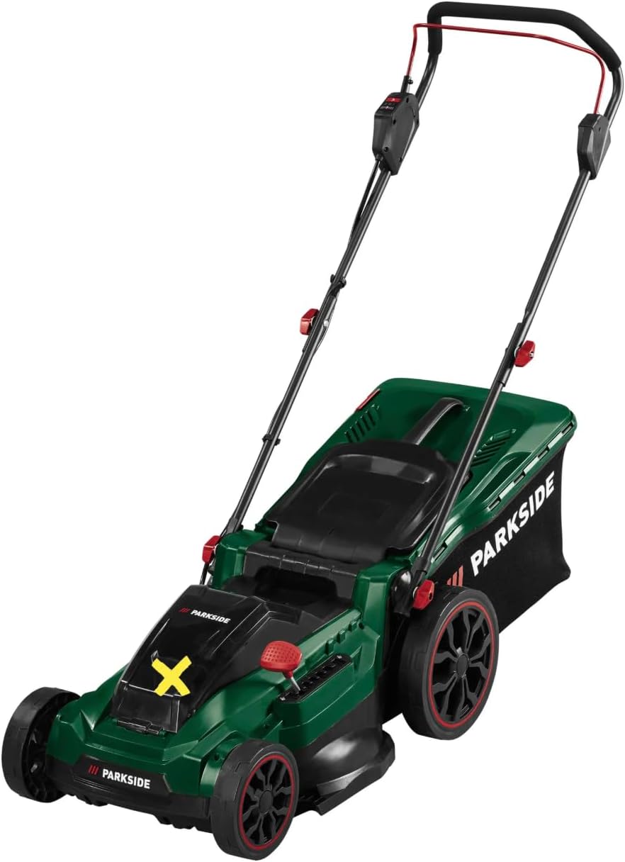 PARKSIDE X20V PRMA 40-Li A2 Cortacésped Inalámbrico sin Escobillas con 7 Alturas de Corte y Ancho de 43 cm-Palolyhaven