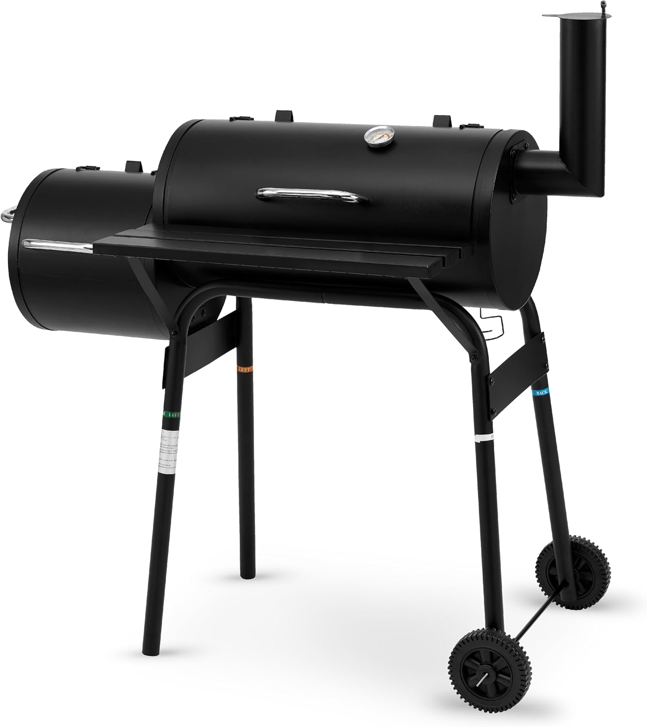 Tepro Wichita parrilla smoker carbón - acero aleado - superficie 54 x 30 cm - negro-Palolyhaven