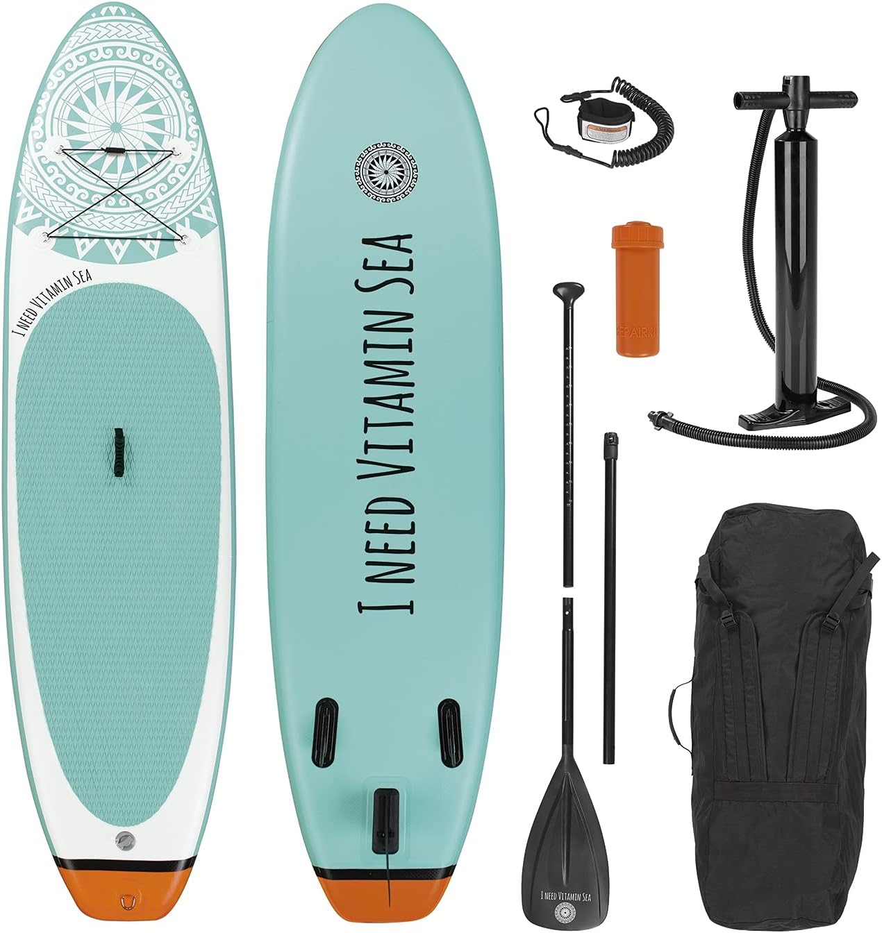 EASYmaxx MAXXMEE tabla paddle surf hinchable - 300 x 76 cm - 15 cm grosor - adulto - 110 kg-Palolyhaven