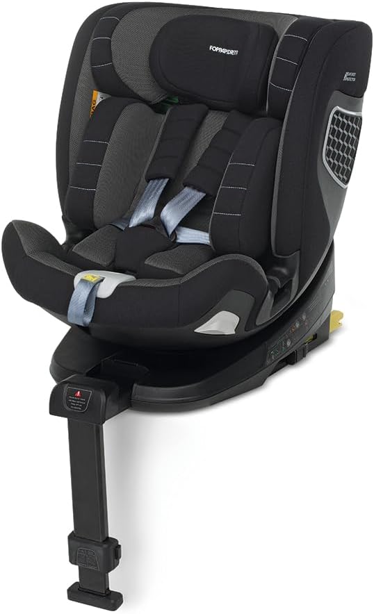 Foppapedretti FP360 i-Size silla de coche giratoria 360 ISOFIX 40-150 cm grupo 0 1 2 3 negro-Palolyhaven