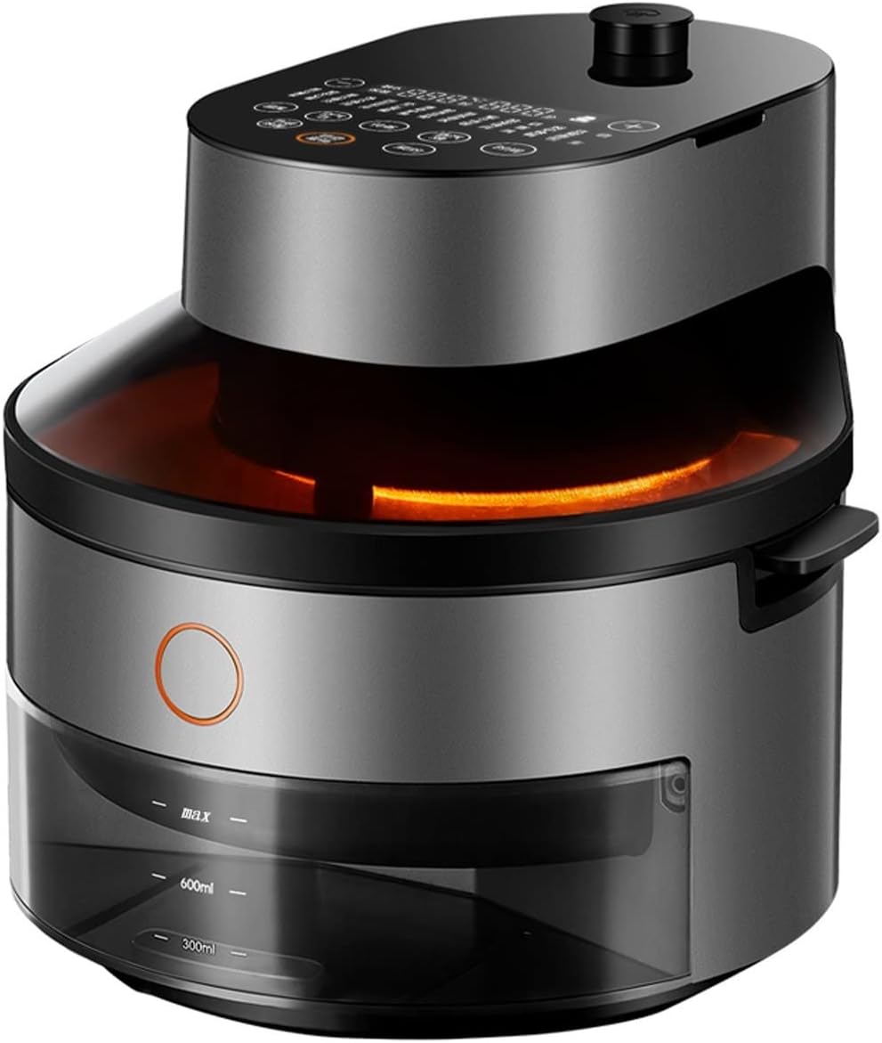 Freidora de aire 2100W horno inteligente gran capacidad 5qt sin aceite panel digital presets personalizados cocina doméstica - freidora de aire inteligente 2100W hogar - cocción automática saludable-Palolyhaven