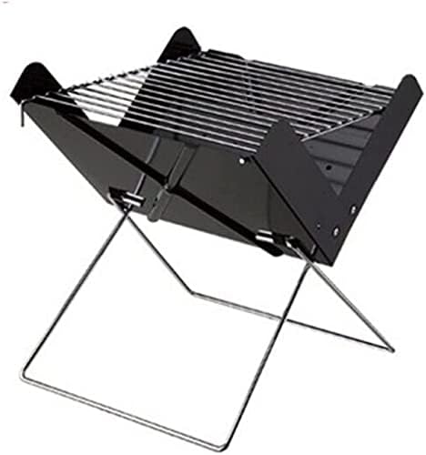 Parrilla de carbón portátil hierro - mini familiar plegable 2 personas - exterior camping - modelo SYW315-DXX-L64740-Palolyhaven