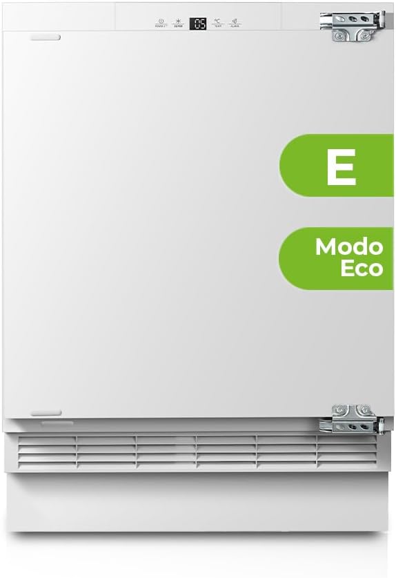 Aspes Frigorífico ARI82600EC 121L Bajo Consumo Clase E Blanco Compacto Silencioso - Nevera Pequeña Independiente-Palolyhaven