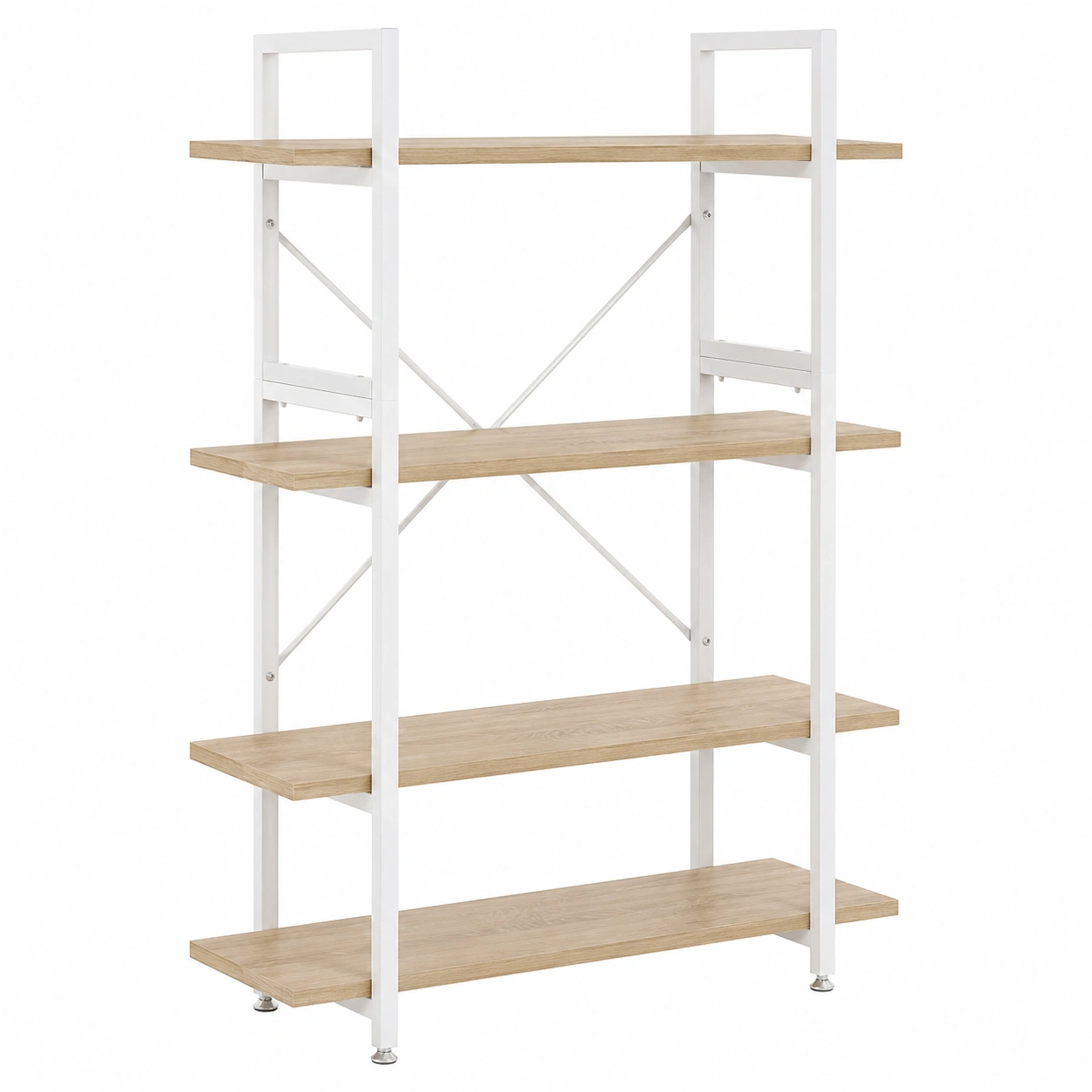 Estanteria abierta de 4 niveles estilo industrial moderno-meubario