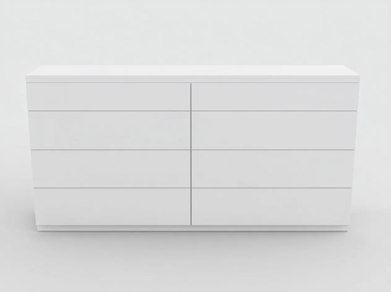 Cassettiera-MDF-120x45x75 cm-Bianco-Laccato moderno-Havengohub