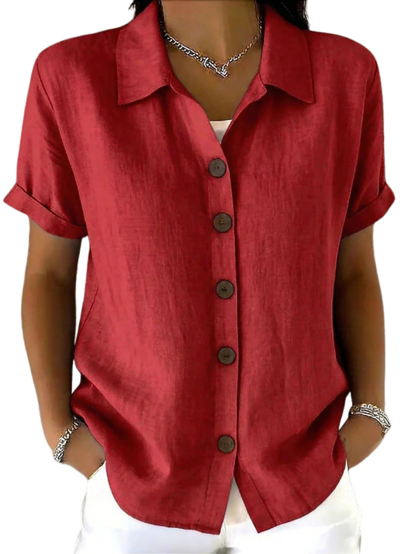 Relaxed Short Sleeve Women’s Shirt