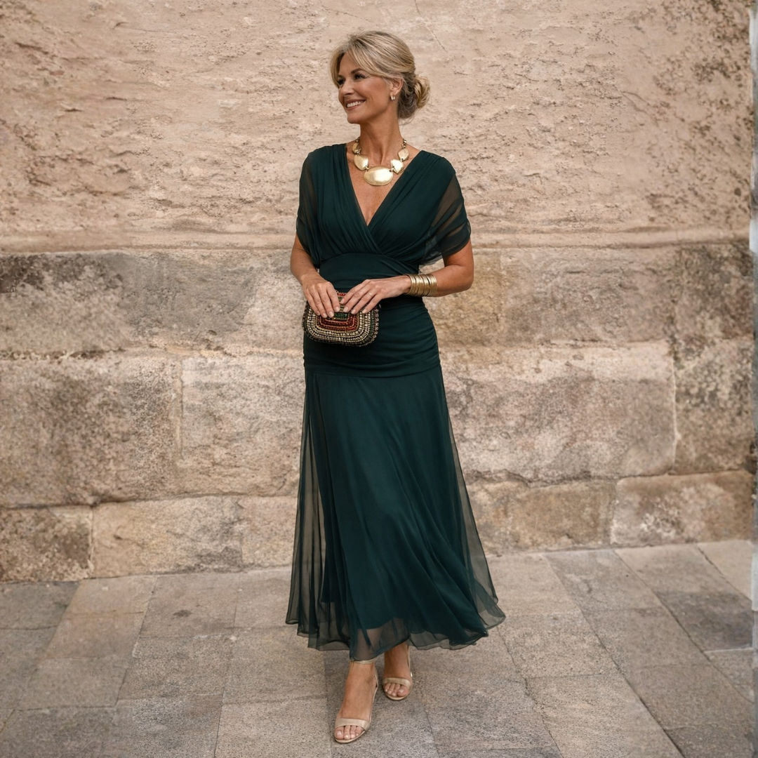 Off Shoulder Maxi Dress
