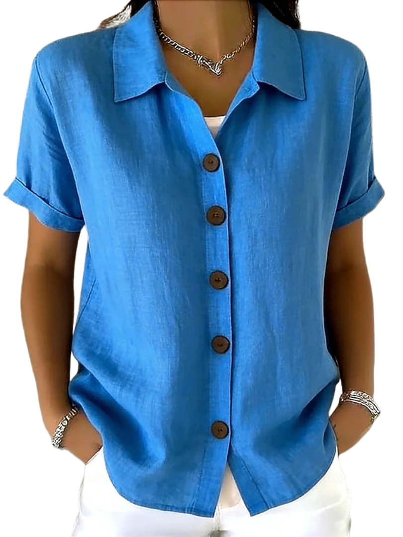 Relaxed Short Sleeve Women’s Shirt