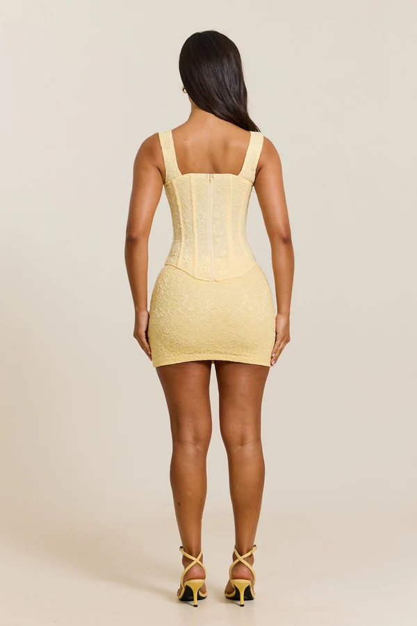 THE CINCHED LACE CORSET MINI SET