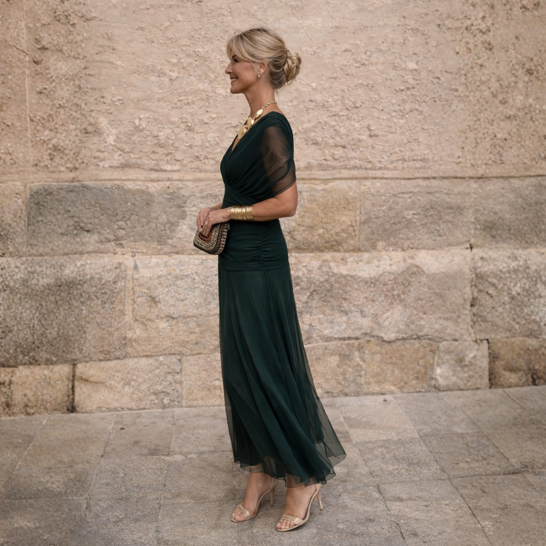 Off Shoulder Maxi Dress