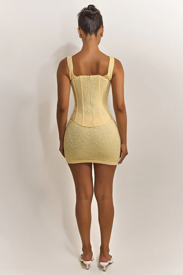 THE CINCHED LACE CORSET MINI SET