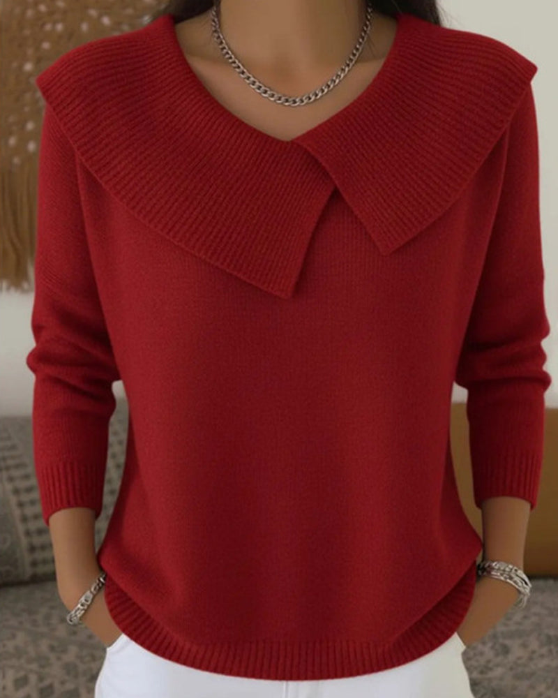 Effortless Comfort Ribbed Knit Sweater