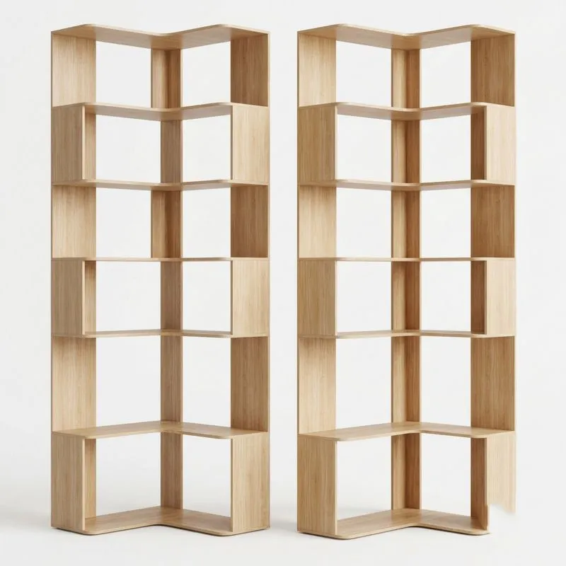 Eckregal-Set aus Birke-Noblehomeeu