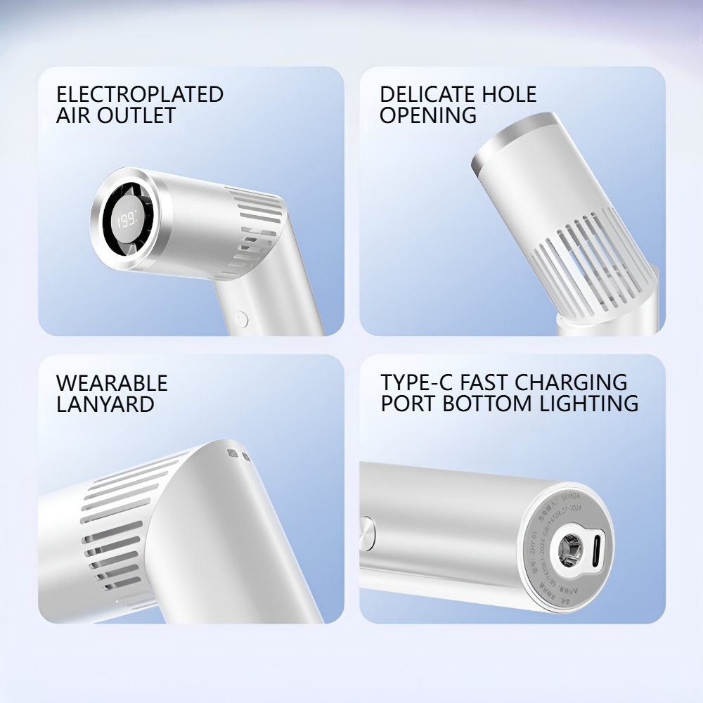 2-in-1 Flashlight & Portable Fan