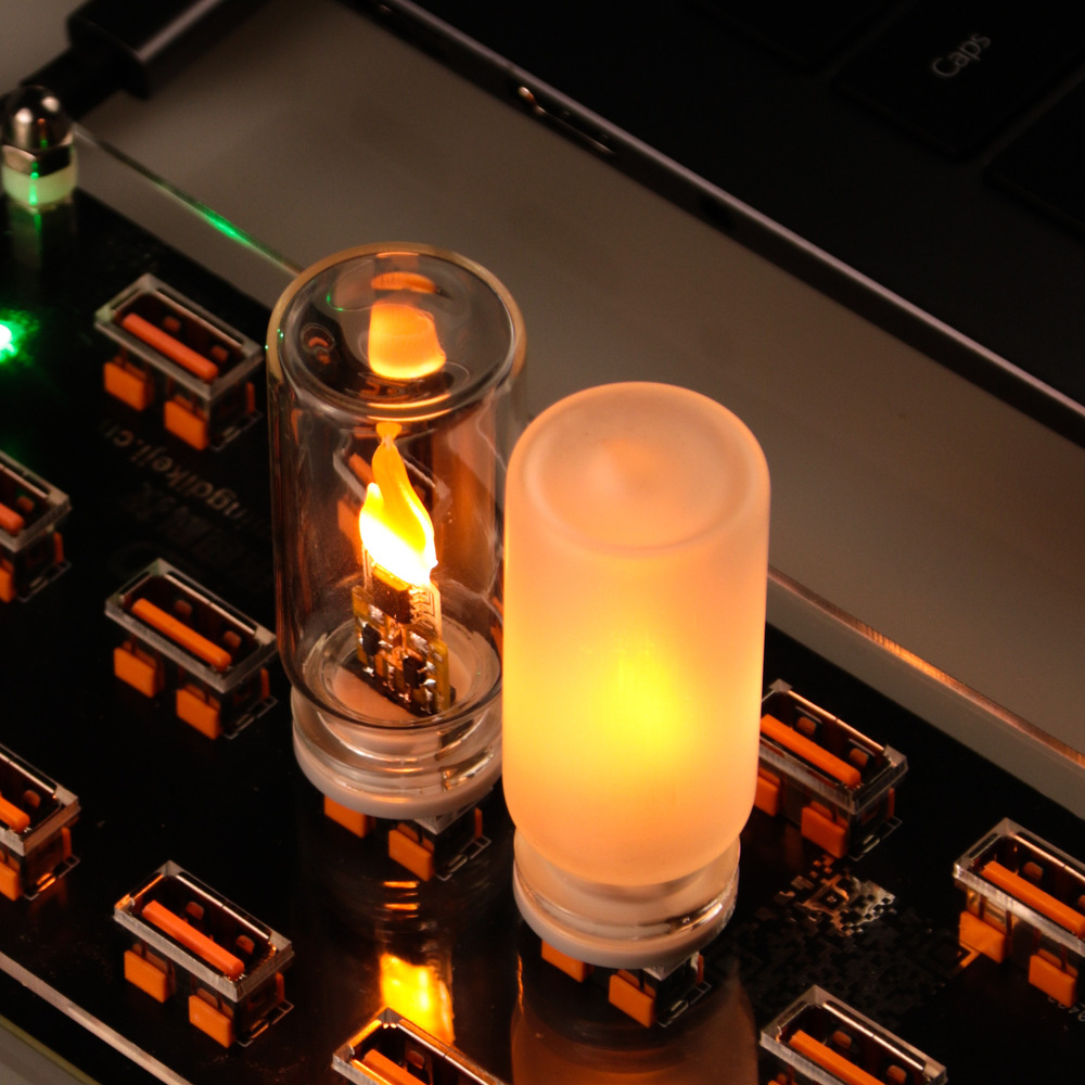 USB Flame LED Ambient Lamp