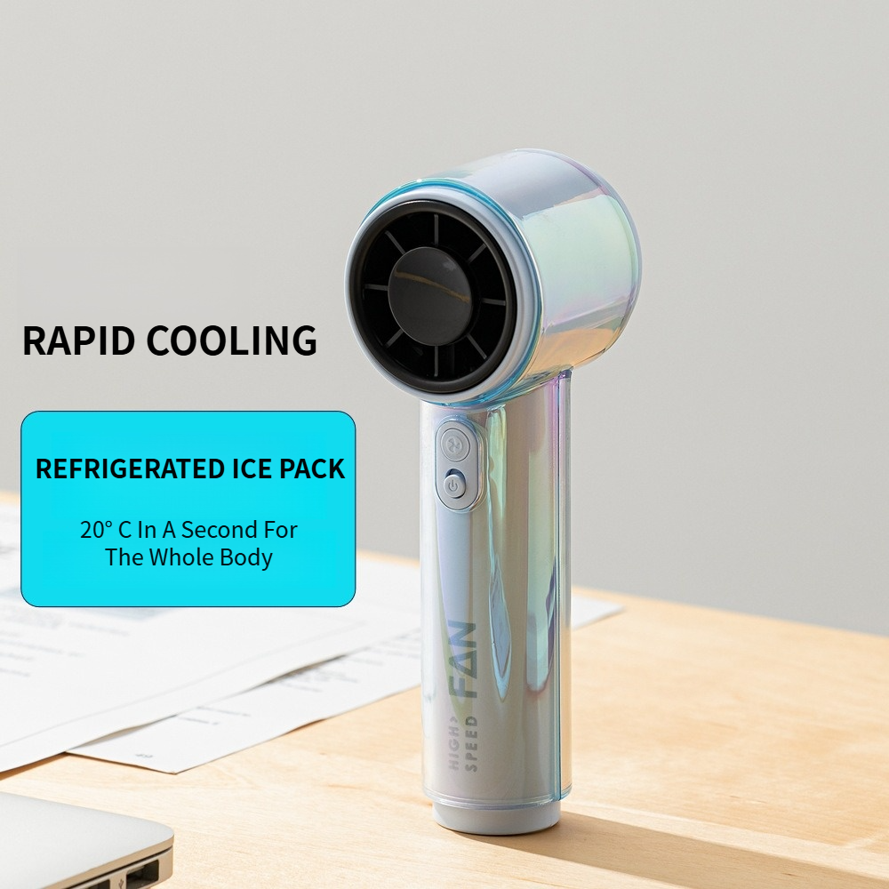 Handheld Fan with Ice Pack – Ultra Cool & Portable