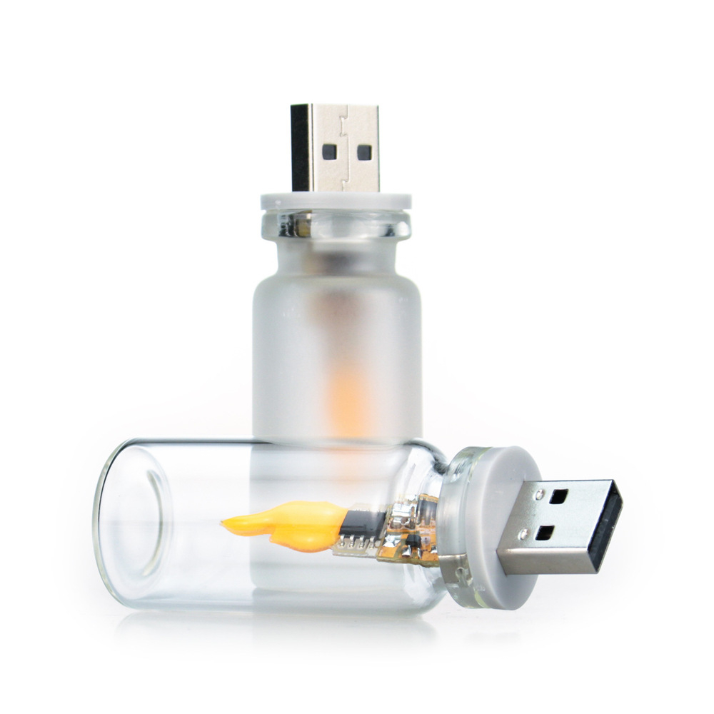 USB Flame LED Ambient Lamp