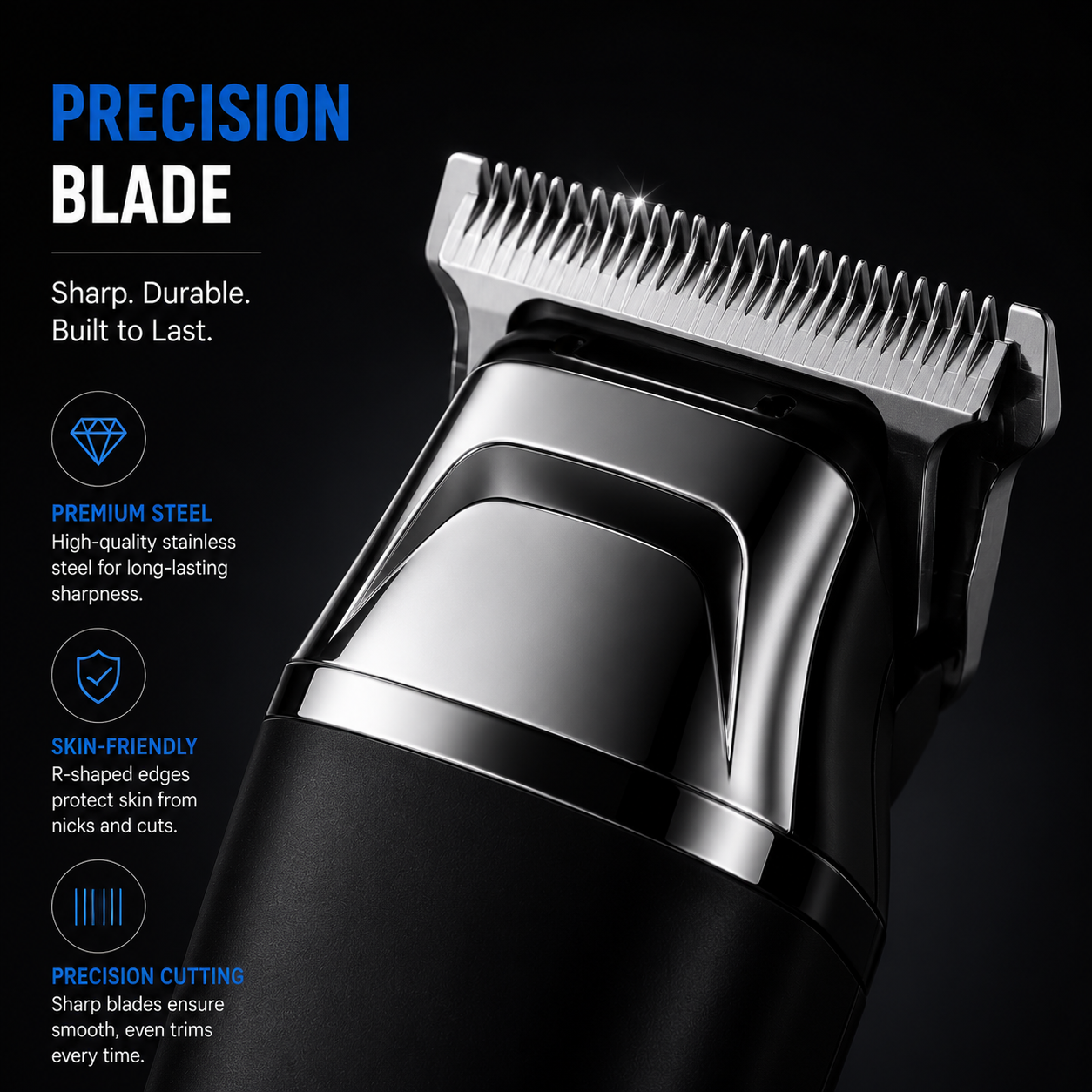 Rechargeable Hair Clipper – Complete Home Grooming Kit