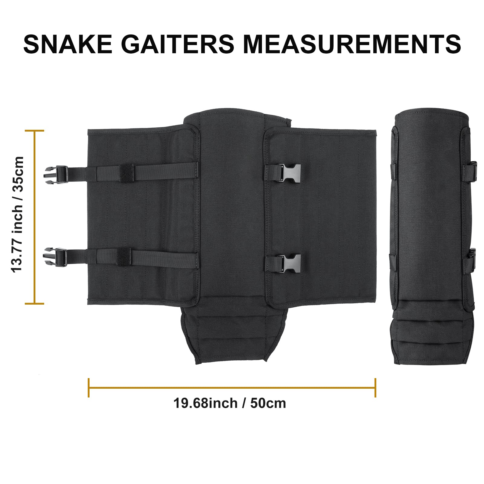 Waterproof Snake Gaiters – Lightweight Snake Bite Protection Leg Guards for Hunting & Outdoor Adventures