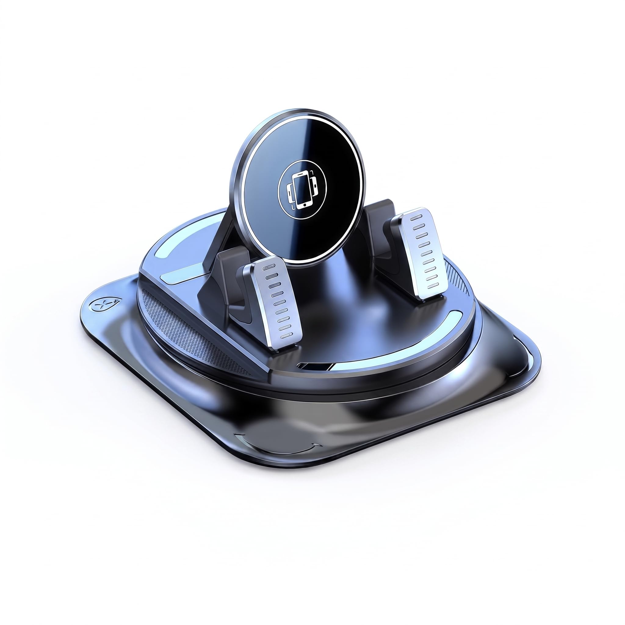 360&deg; Rotating Car Phone Holder &ndash; Anti-Slip Dashboard Mount with Double-Layer Pad for GPS Navigation