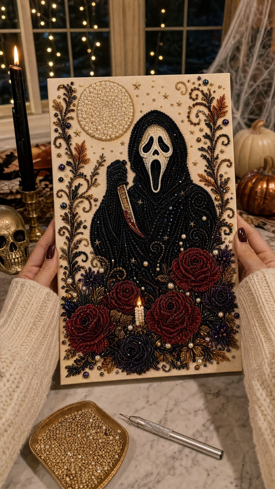 Beaded Canvas