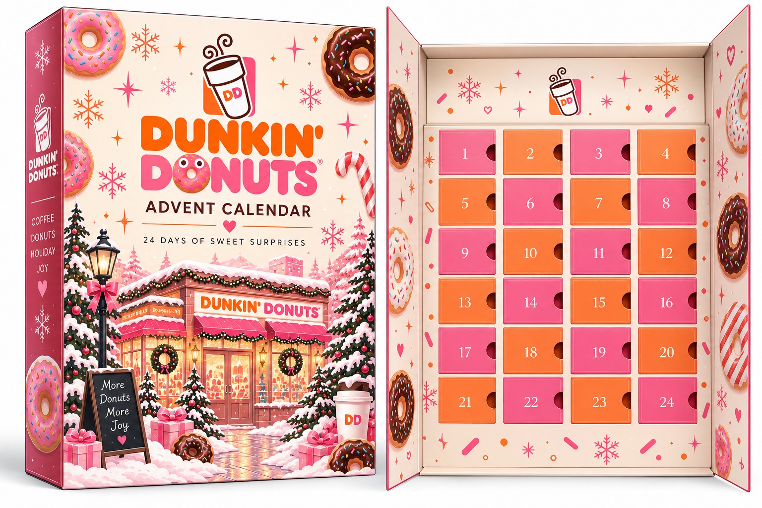 24 Days of Dunkin' Advent Calendar 2026
