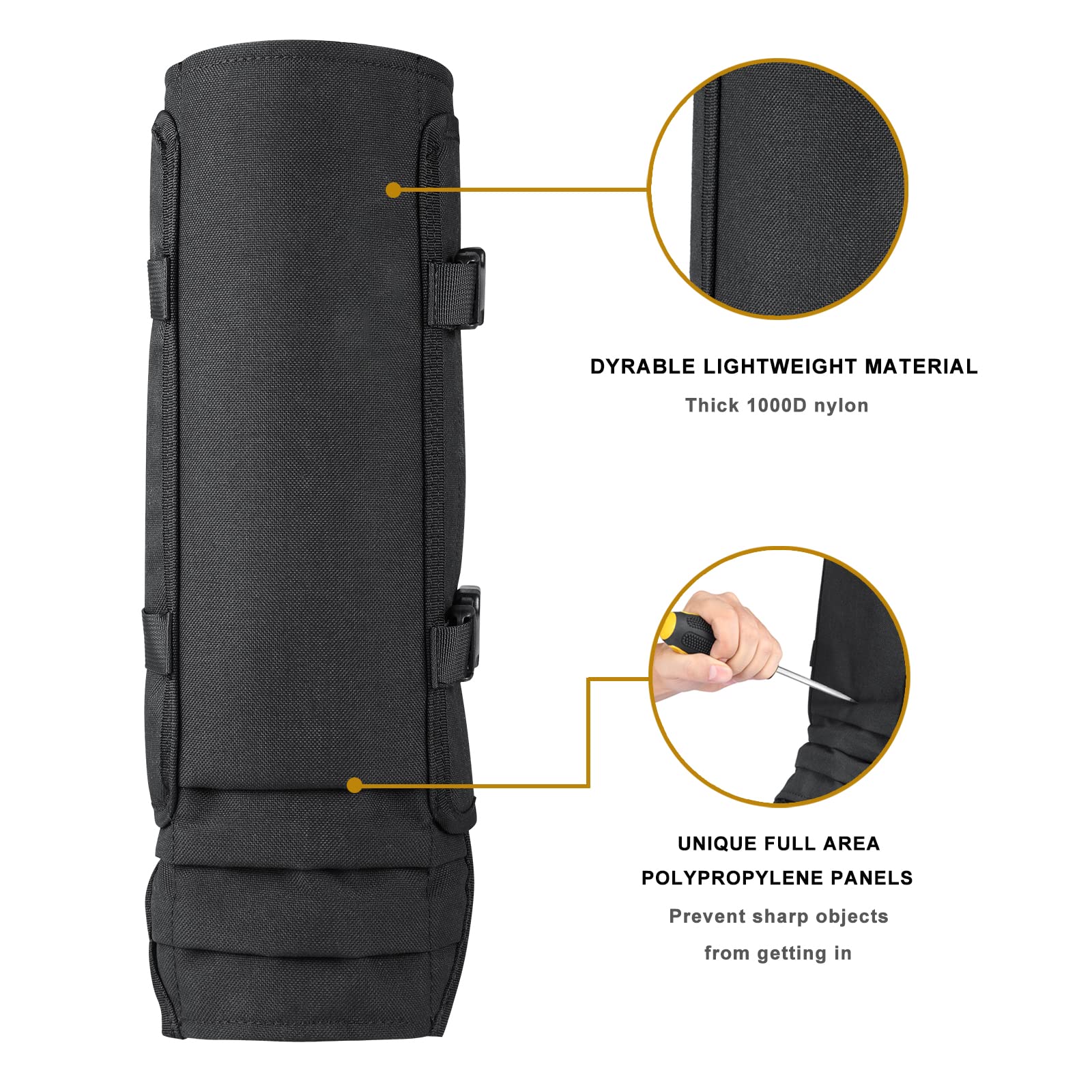 Waterproof Snake Gaiters – Lightweight Snake Bite Protection Leg Guards for Hunting & Outdoor Adventures