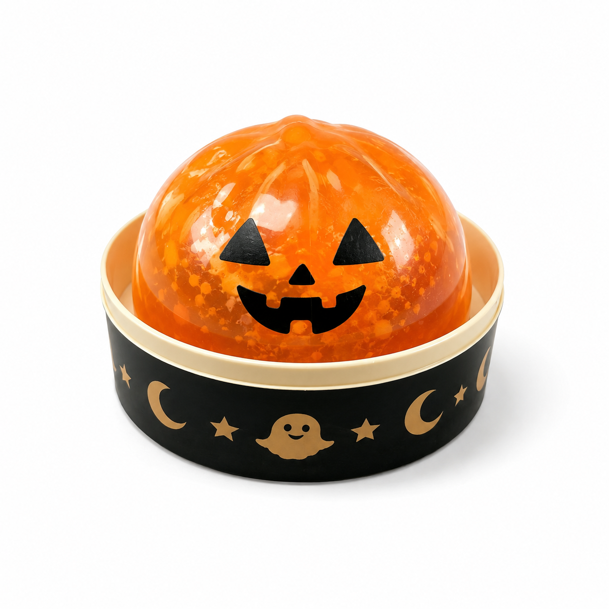 Halloween Ghost Dumpling Squishy Set – Glitter Stress Relief Fidget Toys & Party Favors