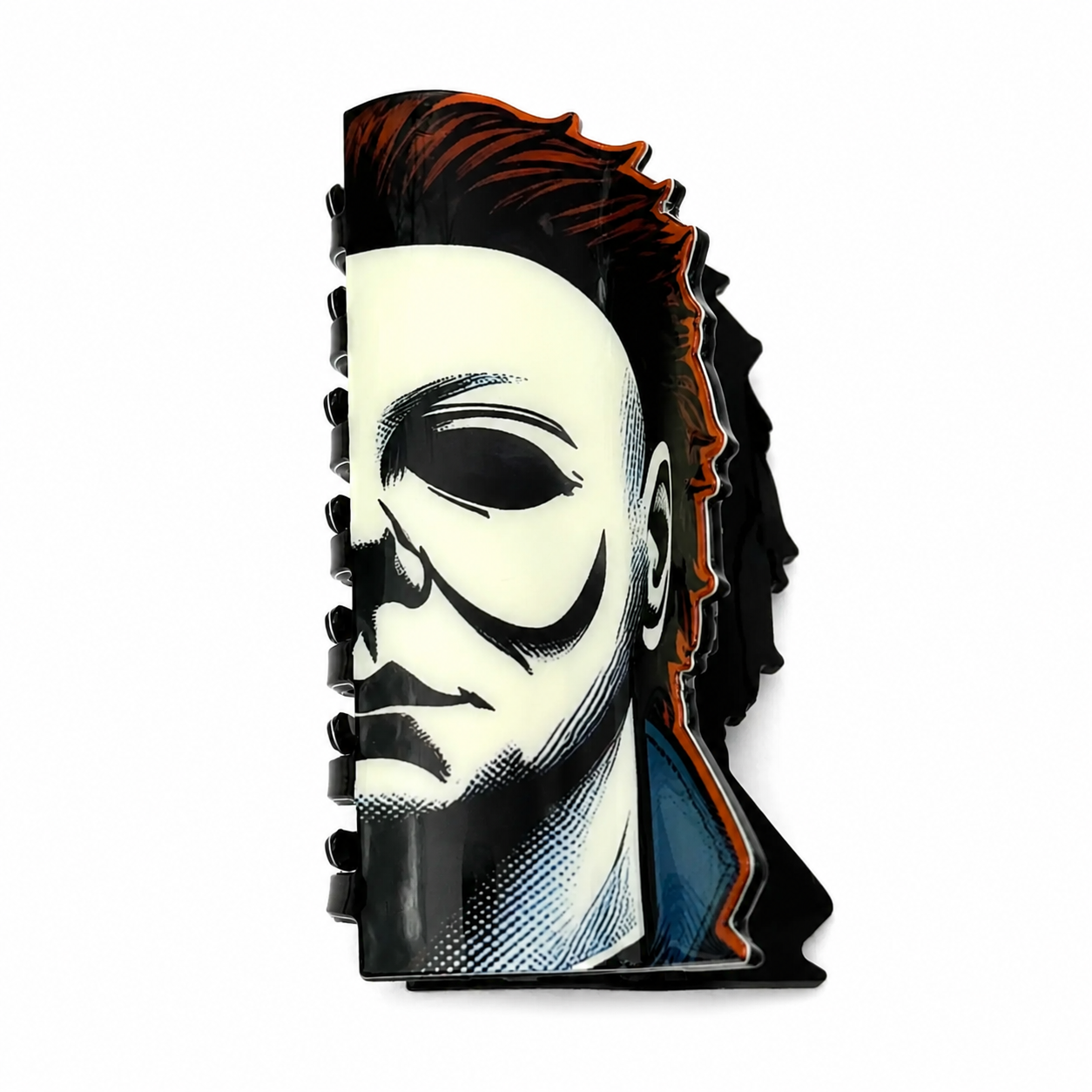 Gothic Halloween Horror Hair Claw Clip – Double-Sided Acrylic Spooky Hair Accessory for Women & Girls