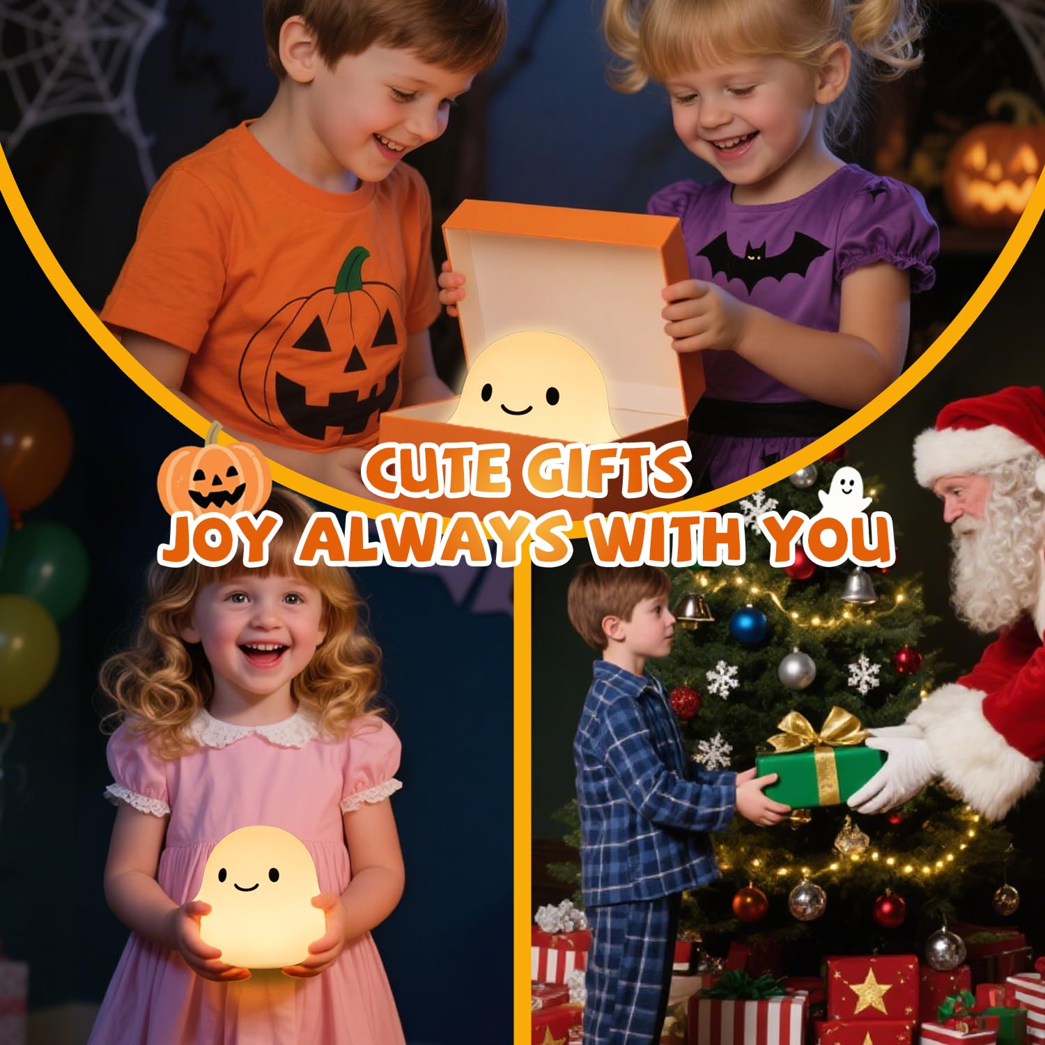 Cute Bunny Silicone Night Light – Rechargeable Squishy Rabbit Lamp with Touch Control & 30-Min Timer for Kids Bedroom & Nursery