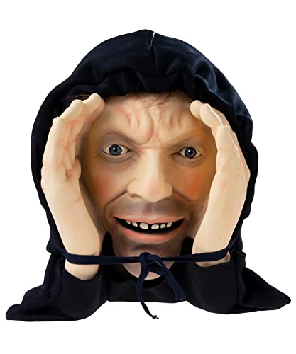 Scary Peeping Halloween Window Decoration – Creepy Peeper Hanging Mask for Indoor & Outdoor Décor
