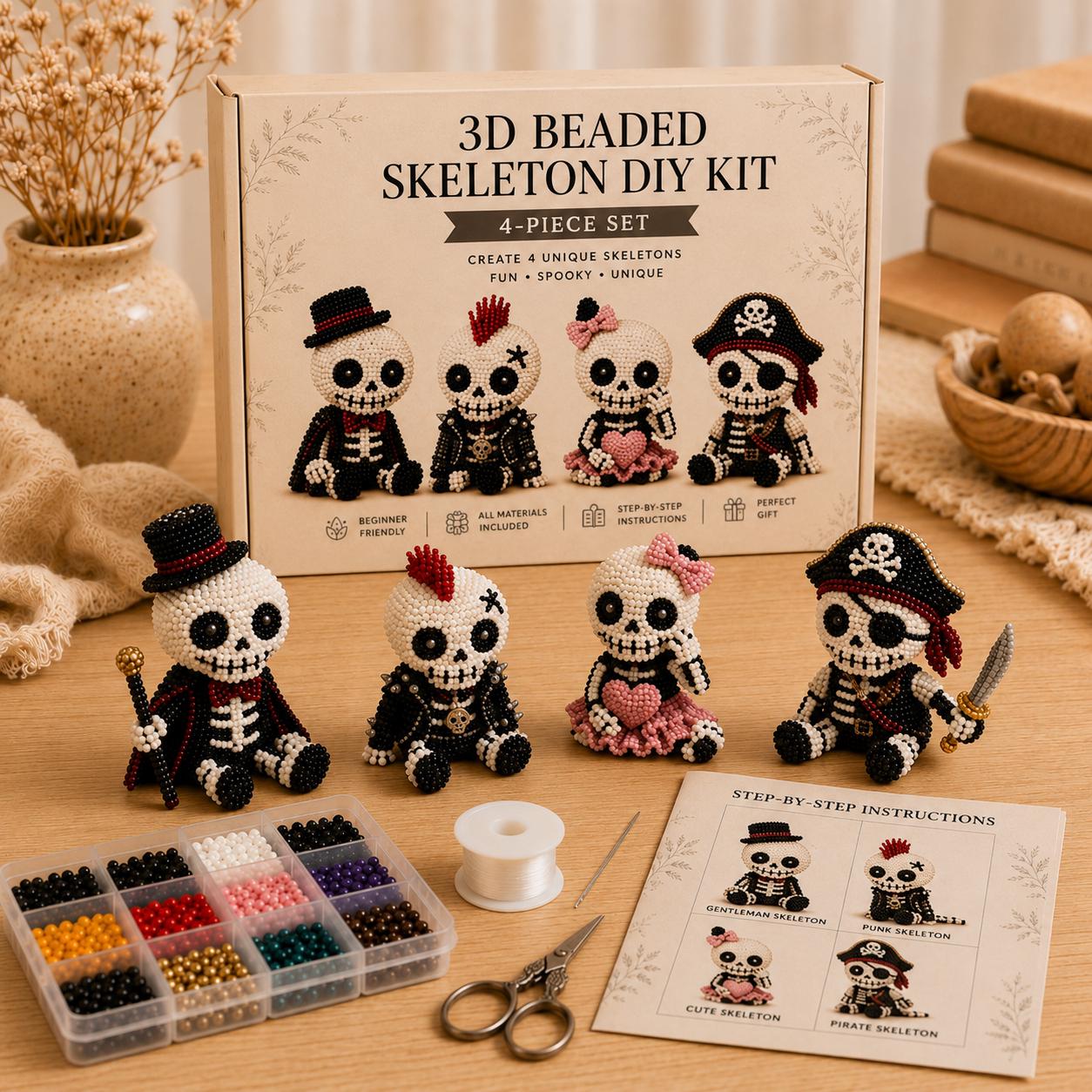 3D Christmas Manger Beading DIY Kit – Holiday Nativity Scene Craft Set for Family & Festive Home Decor