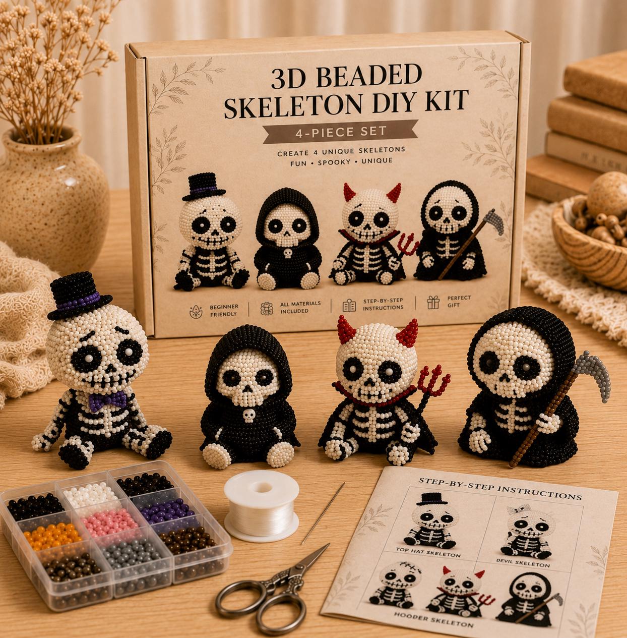 3D Christmas Manger Beading DIY Kit &ndash; Holiday Nativity Scene Craft Set for Family & Festive Home Decor