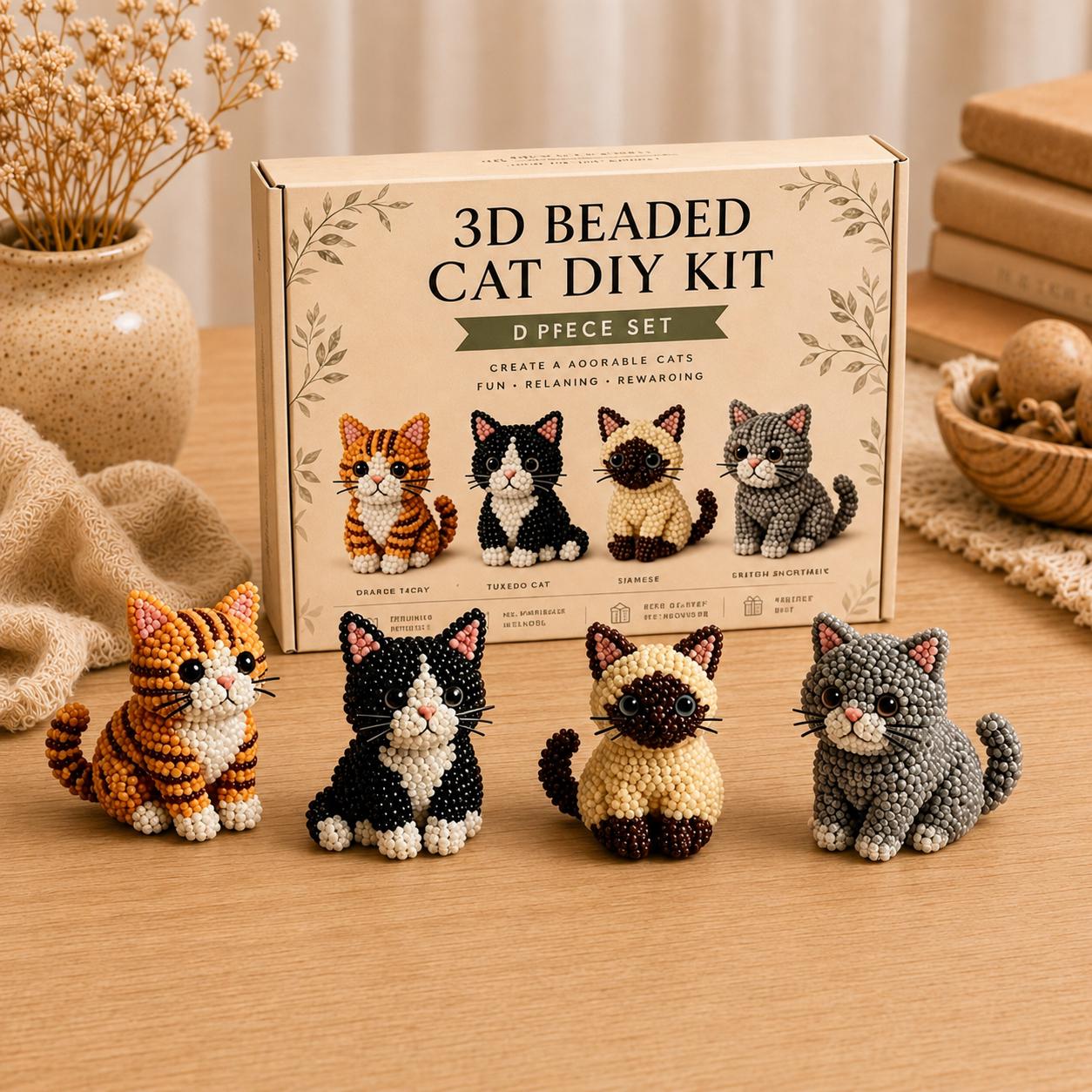 3D Christmas Manger Beading DIY Kit &ndash; Holiday Nativity Scene Craft Set for Family & Festive Home Decor