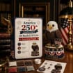 3D Beaded Eagle DIY Craft Kit &ndash; Patriotic Acrylic Bead Art Model with Display Base for Beginners