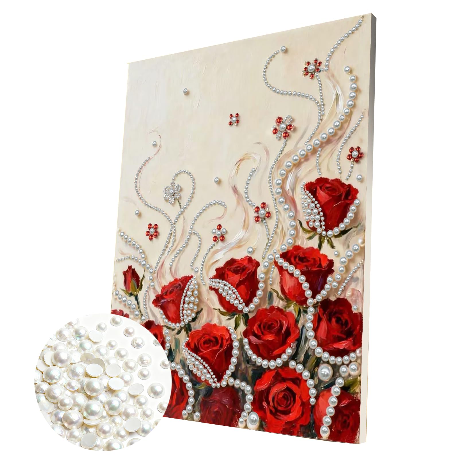 3D Sunflower Diamond Pearl Painting Kit &ndash; DIY Beaded Canvas Art with Frame for Adults & Beginners