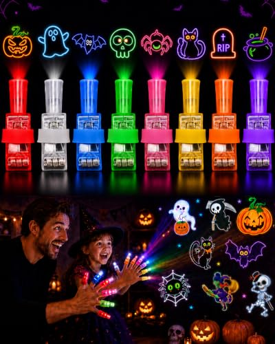 Halloween Finger Projector Lights - Mini Pattern Projector