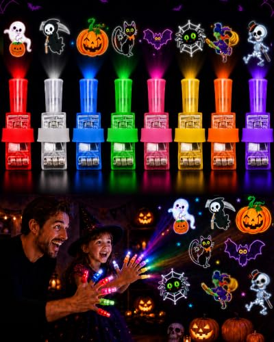 Halloween Finger Projector Lights - Mini Pattern Projector