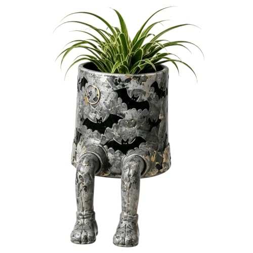 Whimsical Halloween Hanging Legs Planter