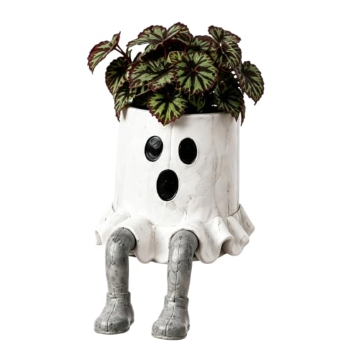 Whimsical Halloween Hanging Legs Planter