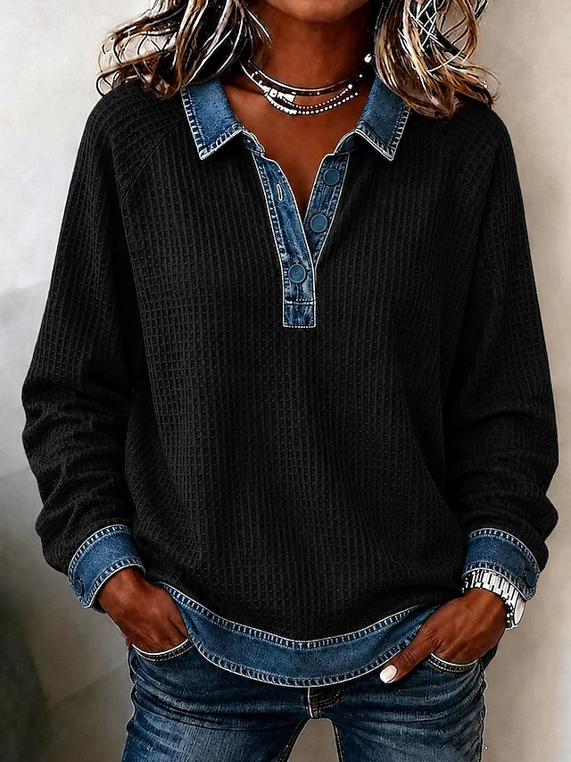 Women's Blouse Long Sleeve Tops