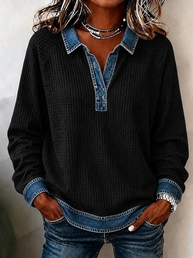 Women's Blouse Long Sleeve Tops
