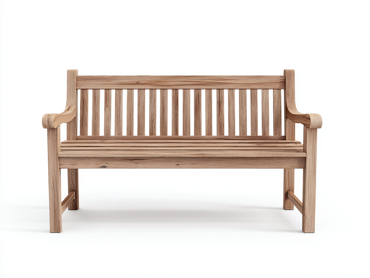 Panche da giardino - legno - 148x58x90 cm - naturale chiaro - stile classico- Matiocorner