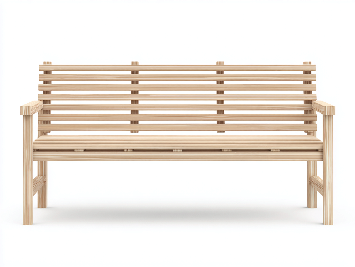 Panche da giardino - legno - 168x59x93 cm - naturale chiaro - stile nordico- Matiocorner